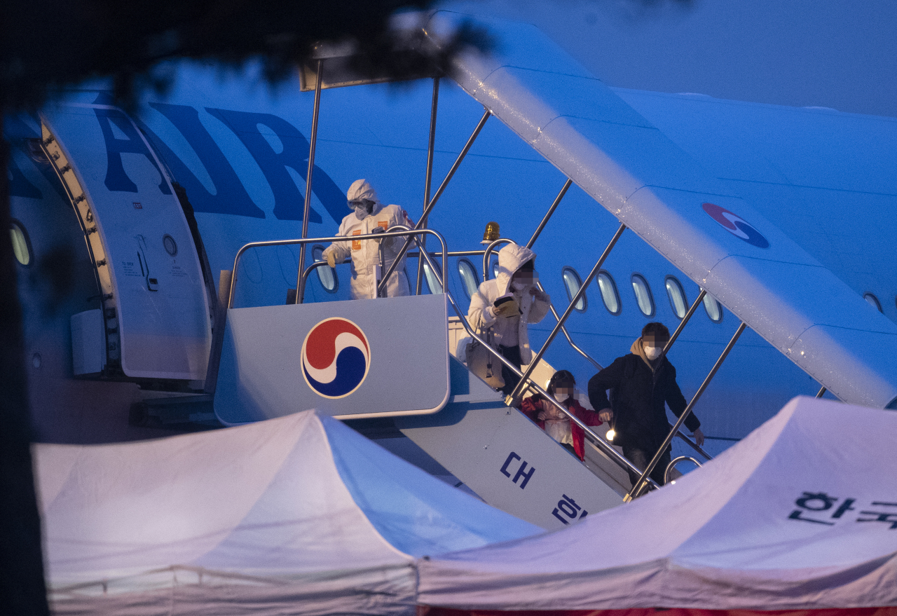 S. Korea’s 3rd evacuation plane arrives from virus-hit Wuhan