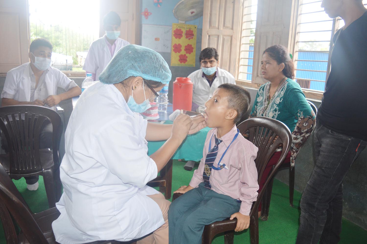 निःशुल्क दन्त परीक्षणमा २०० विद्यार्थी लाभान्वित