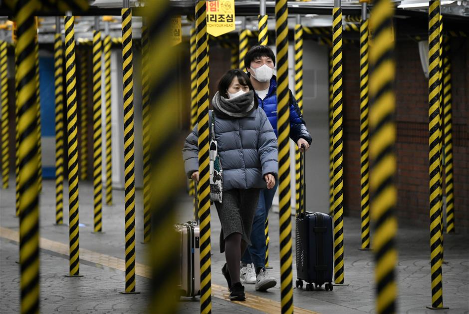 South Korea reports 123 more coronavirus cases, two deaths