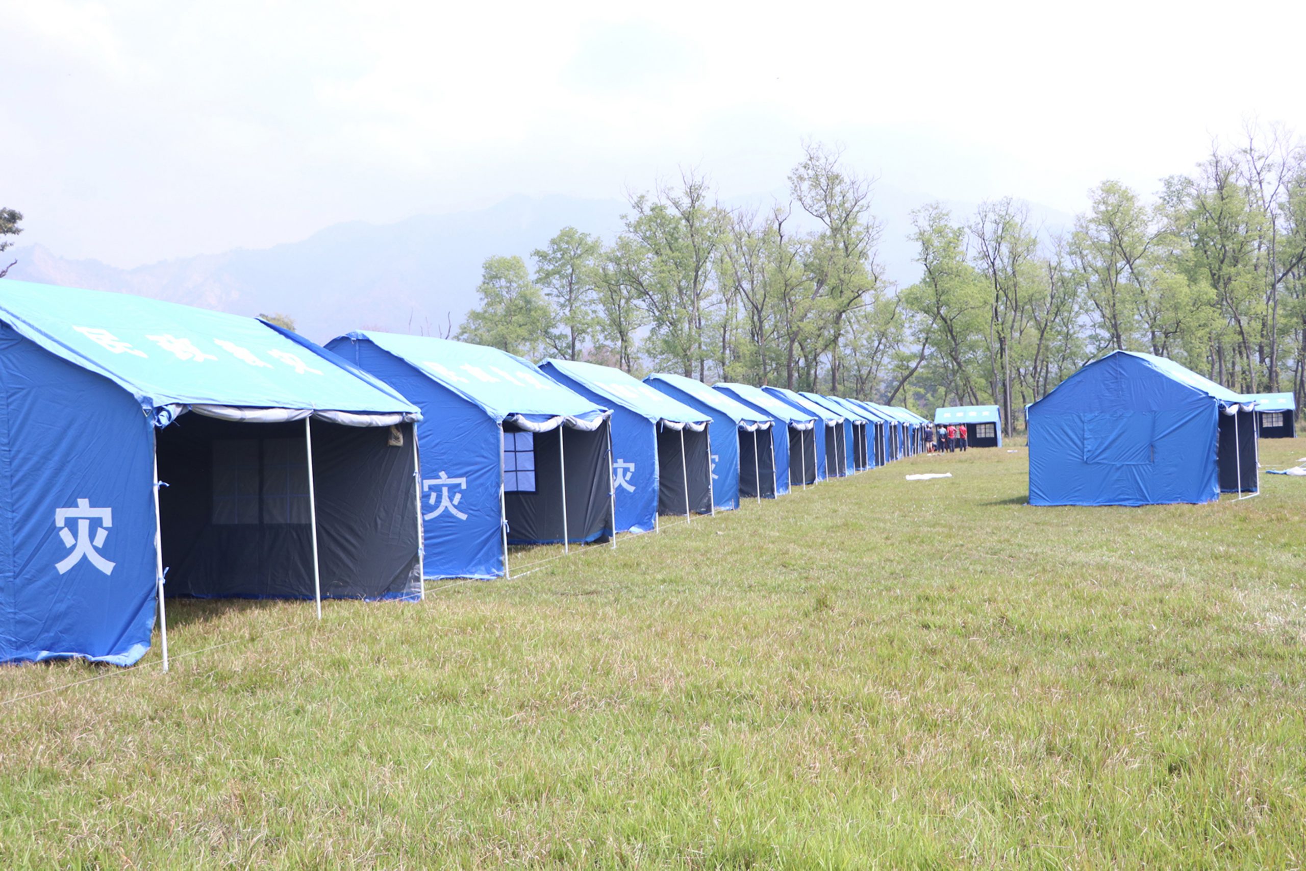 जर्गाहमा निर्मित क्वारेन्टाइन