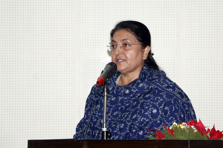 राष्ट्रपतिबाट प्रमको स्वास्थ्यलाभको कामना