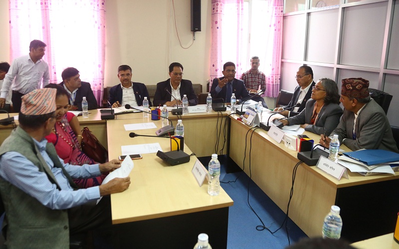 खानेपानी र ढल विधेयक छुट्टै बनाउन सांसदको माग