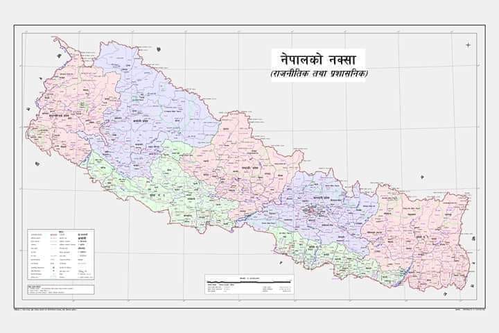 नेपाल सरकारद्वारा लिम्पियाधुरासहित नेपालको नक्सा सार्वजनिक