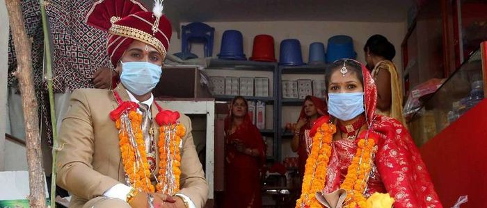 लकडाउनमा पनि आइतबार भारतमा कैयौंको विवाह