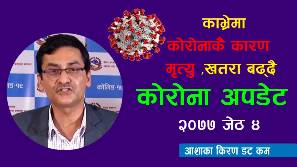 कुन प्रदेशमा कति कोरोना संक्रमित थपिए ? हेर्नुस यस्तो छ २०७७ जेठ ४ गतेको कोरोना अपडेट