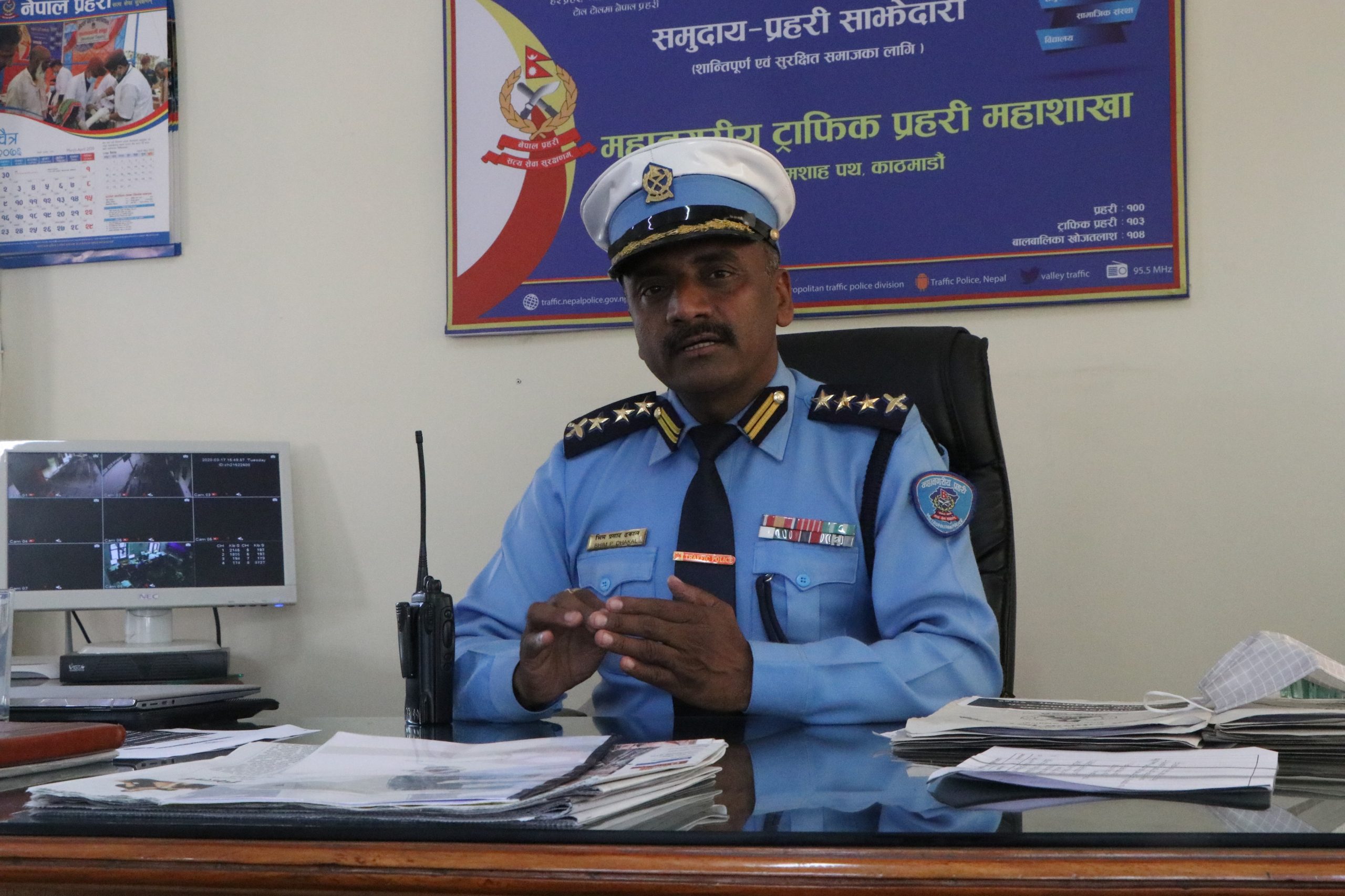 एसएसपी भिम ढकाल जो बनिरहेका छन् ट्राफिक व्यवस्था सुधारका नायक