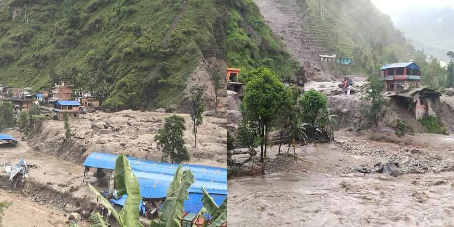 जम्बु र  भोटेकोशी बाढीः मृत्यु हुनेको सनाखत