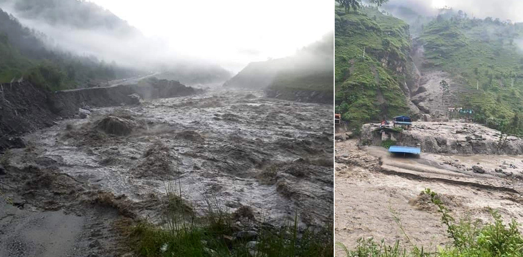 सडक अवरुद्ध,उद्धारमा कठिनाइ