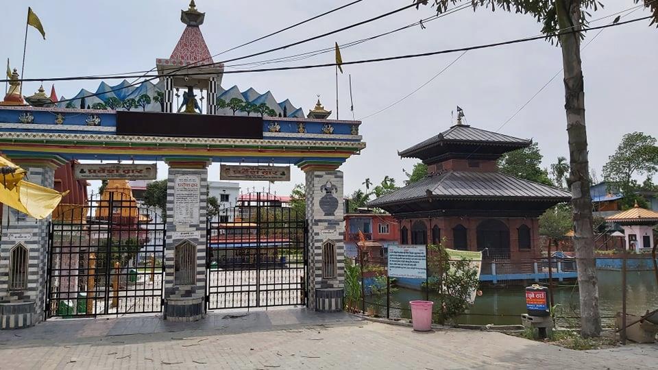 खुल्यो अर्जुनधारा धामको प्रवेशद्वार