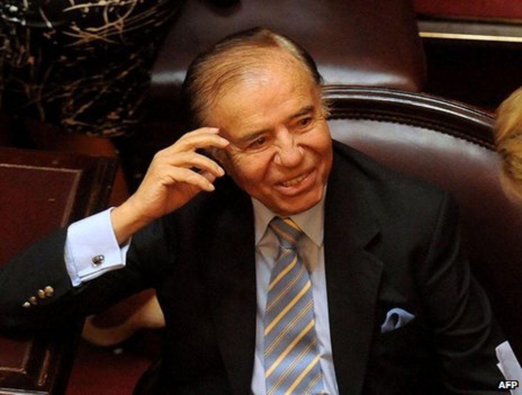 Ex-Argentina president Menem released from hospital