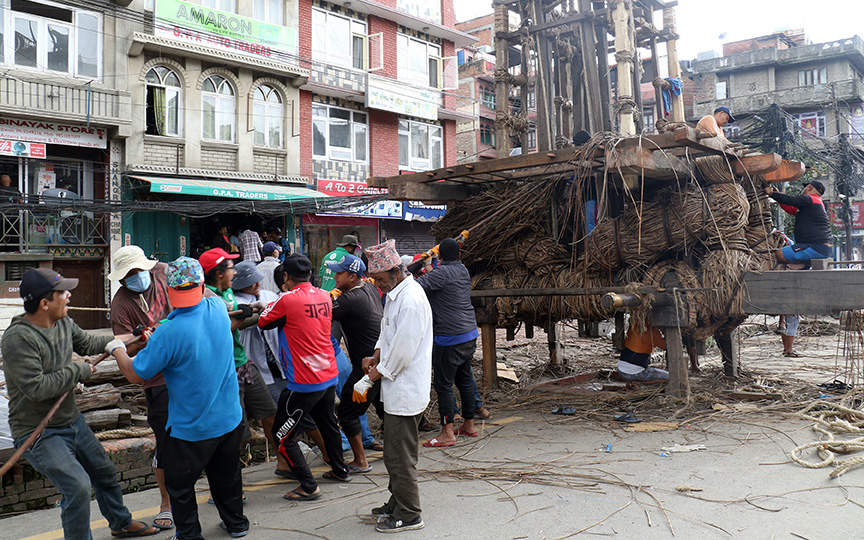 ‘खुुकुलो’ बन्दाबन्दीबीच रातो मच्छिन्द्रनाथ जात्राको तयारी