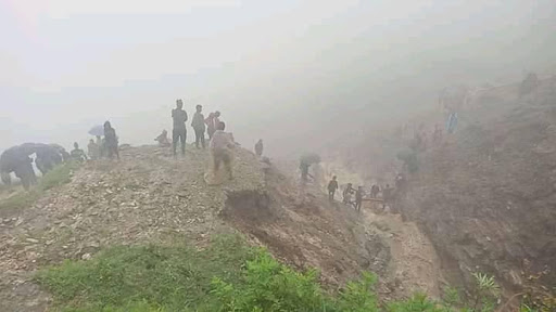 मराङ र बिमको पहिरोमा २९ जना बेपत्ता