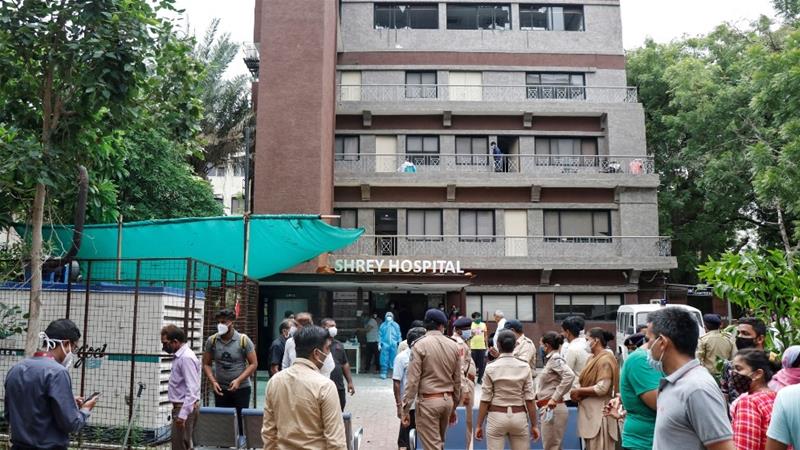 8 COVID-19 patients die in hospital fire in India’s Gujarat state