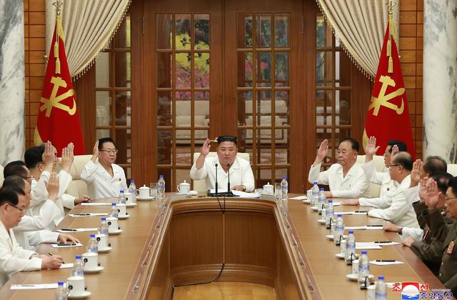 N Korean leader calls for readiness against virus, typhoon