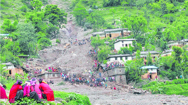 बझाङको बुंगलमा पहिरोःबेपत्ता दाजुभाइको शव फेला
