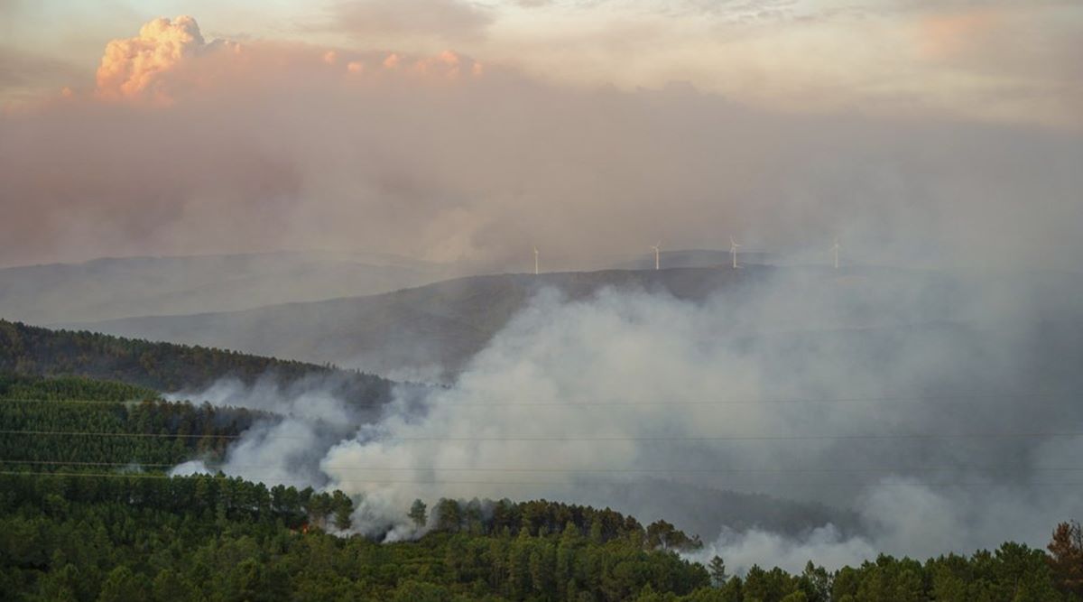 1,000 firefighters, 15 aircraft battle wildfire in Portugal