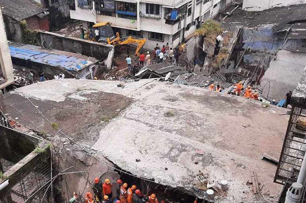 महाराष्ट्रमा भवन भत्किँदा मृत्यु हुनेको संख्या ३९ पुग्यो