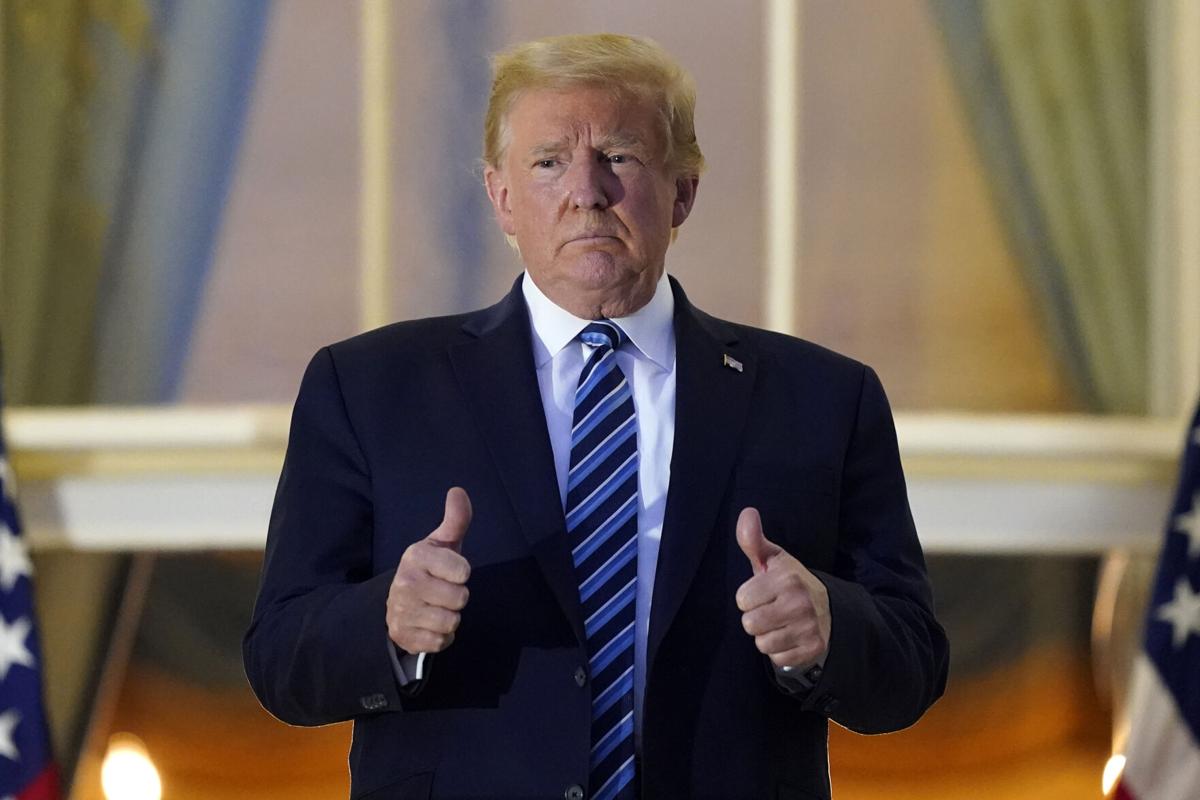Trump says he’s ready for rallies; doctor says therapy done
