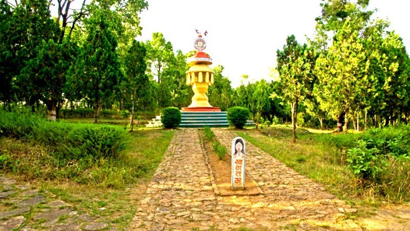 शान्ति उद्यानमा मन्दिर निर्माण