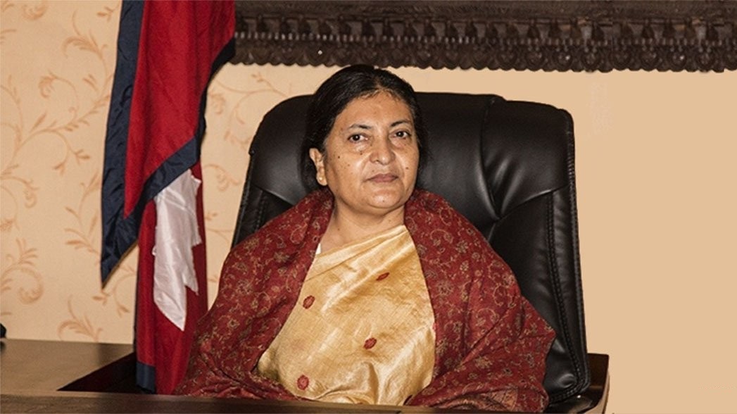 नेपाल र चीनबीचको सहकार्यले आर्थिक विकासमा रुपान्तरण गर्नेछ : राष्ट्रपति