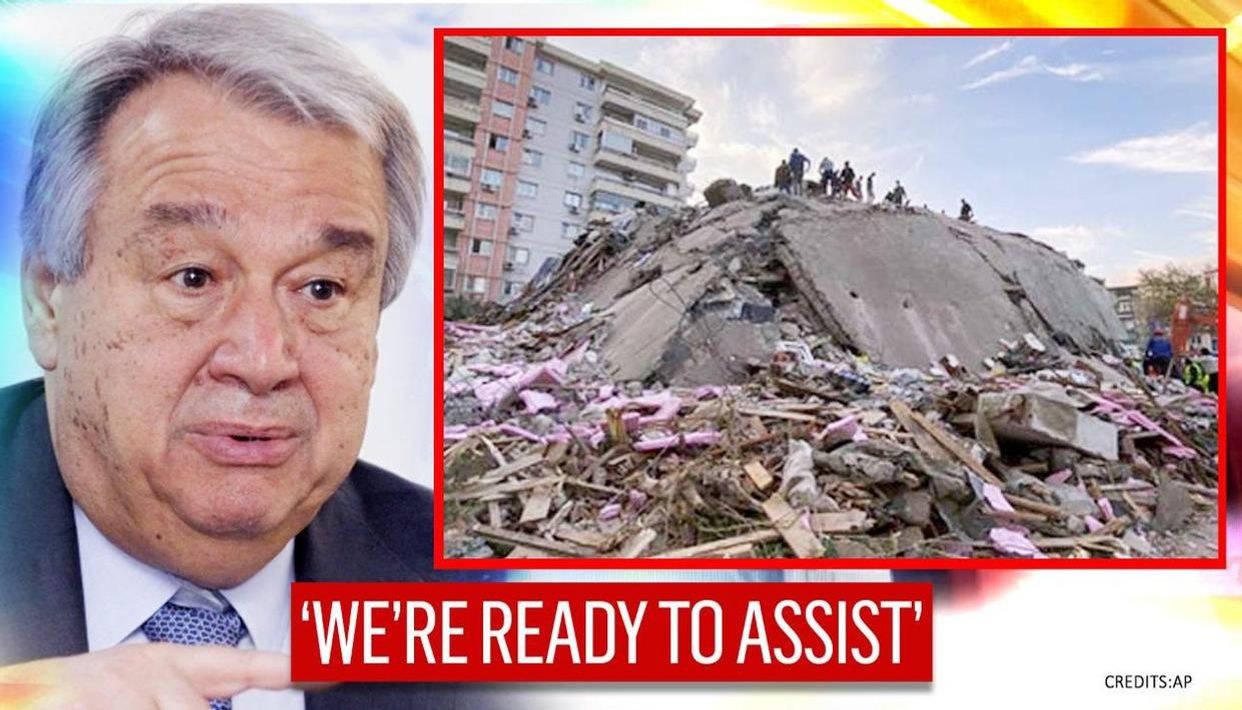 UN chief saddened by loss of life, damage in Turkey earthquake