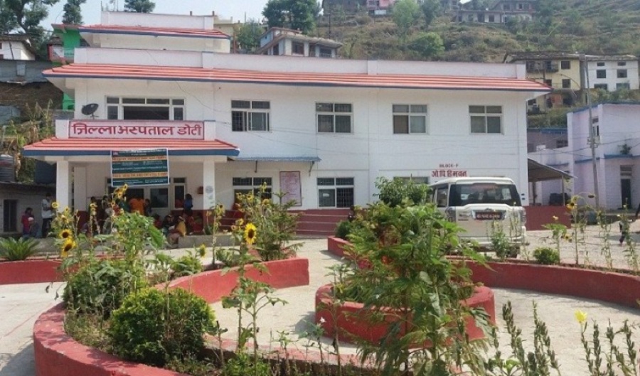 जिल्ला अस्पतालमा पहिलोपटक आइसियु र भेन्टिलेटर जडान गरिँदै