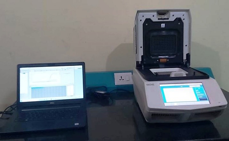 मध्यविन्दु जिल्ला अस्पताललाई पिसीआर मेसिन हस्तान्तरण
