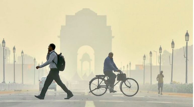 दिल्लीको वायुको गुणस्तर खस्कियो