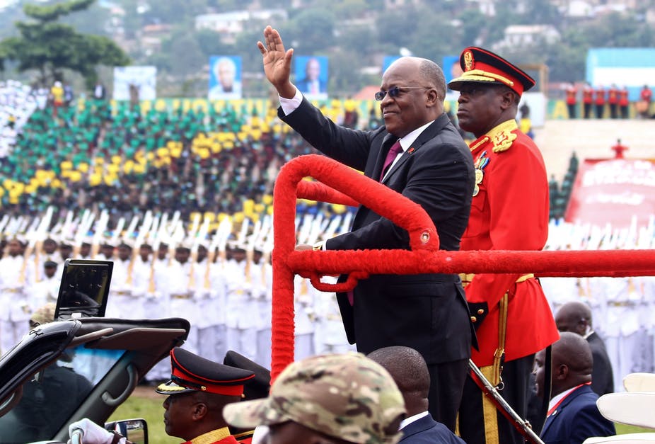 Tanzania’s leader sworn in for 2nd term after troubled vote