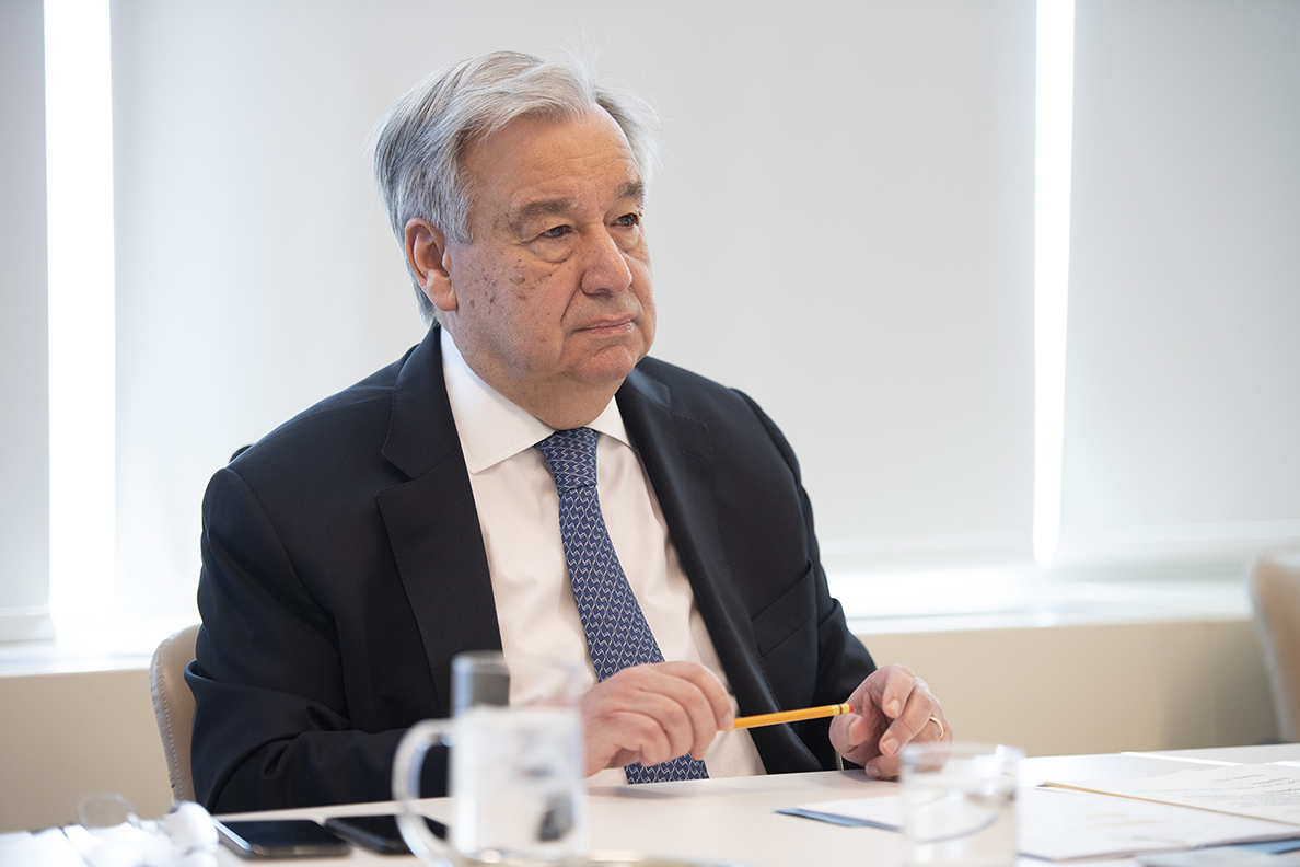 Antonio Guterres on Friday called on the leaders of the Group of 20 (G20)