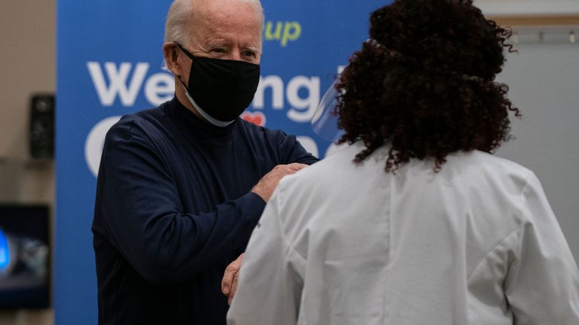 Biden receives Covid-19 vaccine live on TV