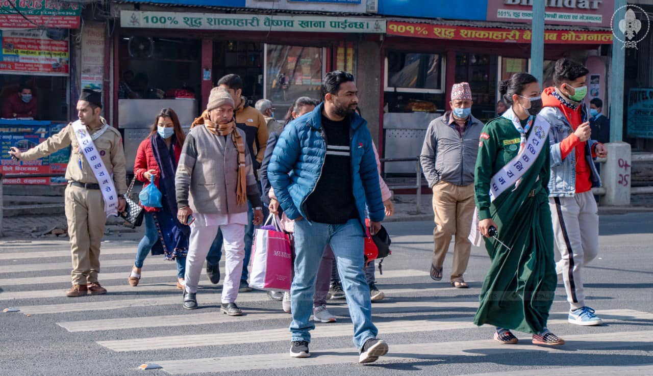 उपत्यकाको ट्राफिक व्यवस्थापनमा आजबाट नेपाल स्काउटका १३० ‘स्वयंसेवक’ परिचालन