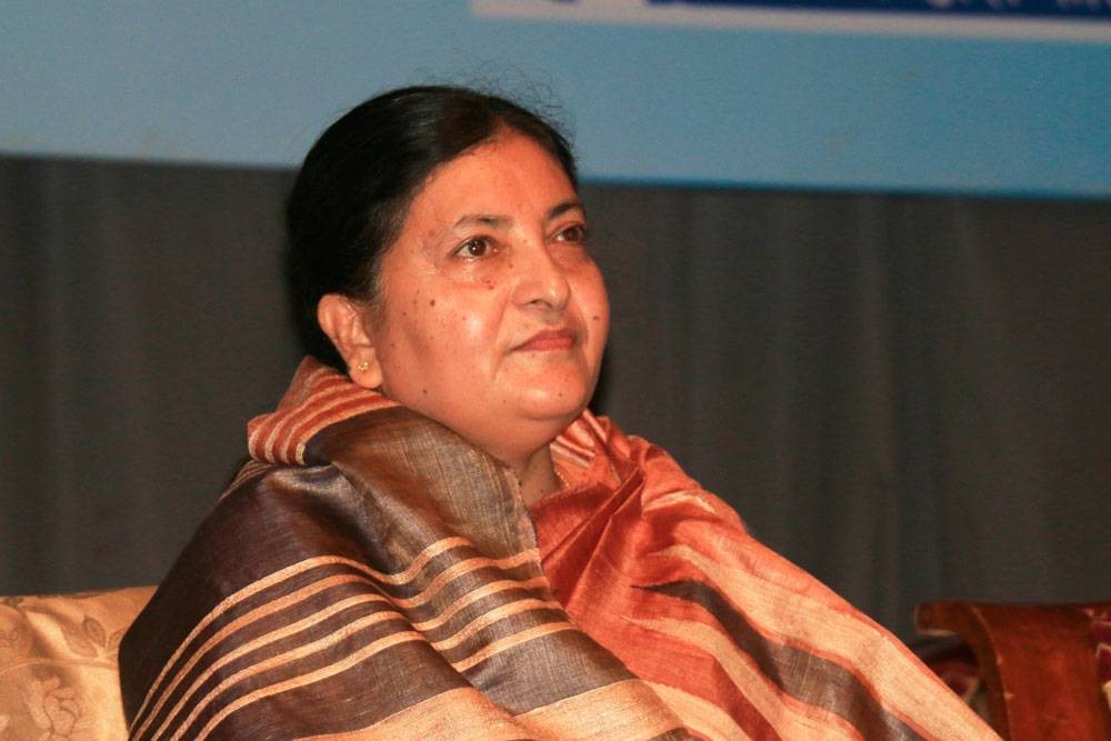 खोप लगाउन आवश्यक सबै नागरिकलाई चरणबद्ध  व्यवस्था मिलाइने राष्ट्रपतिको विश्वास