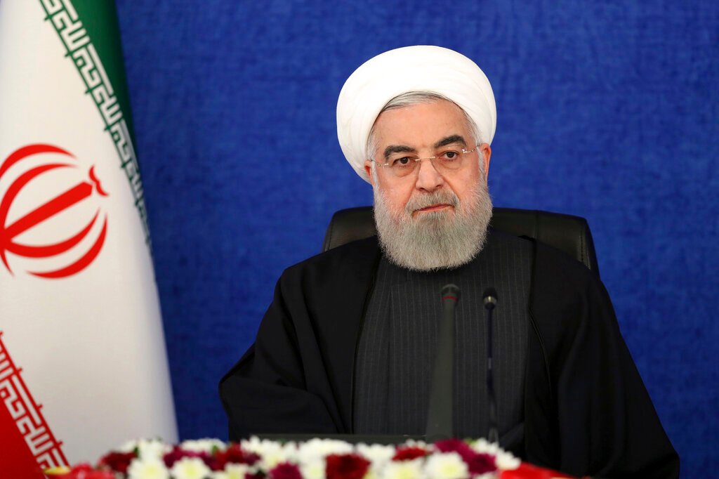 Iran’s Rouhani hails departure of ‘tyrant’ Trump