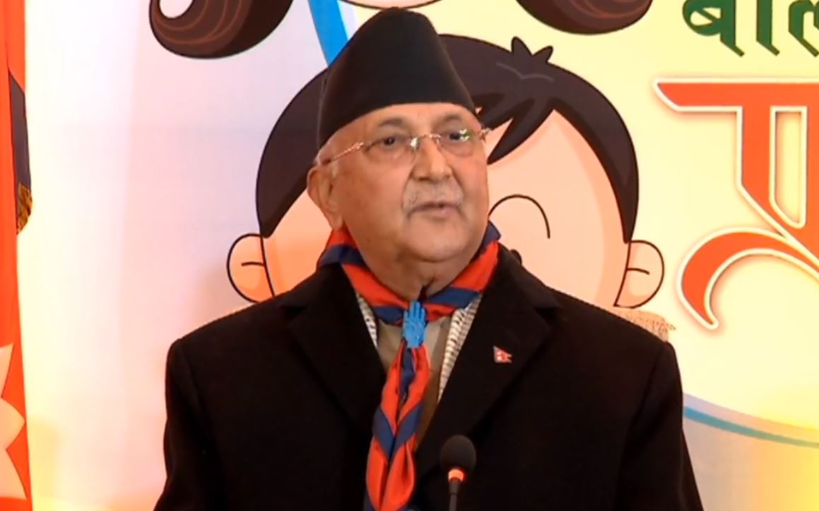 नेपाल स्काउटद्वारा आयोजित ‘बालबालिकासँग प्रधानमन्त्री’ कार्यक्रममा प्रधानमन्त्रीले भने राजनीतिलाई सही बाटोमा ल्याउन नेतृत्व गर्छु