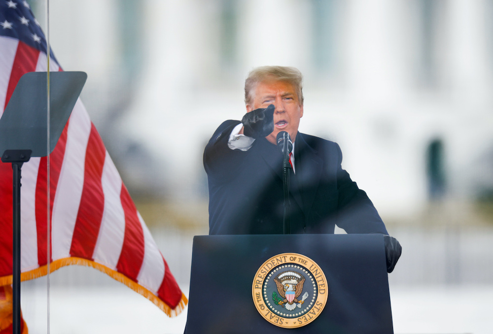 Trump impeached for unprecedented second time