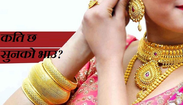 रु २०० ले ओरालो लाग्यो सुनको मूल्य