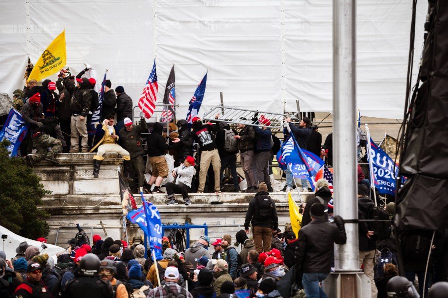 Mob storms US Capitol as Trump accused of ‘coup’