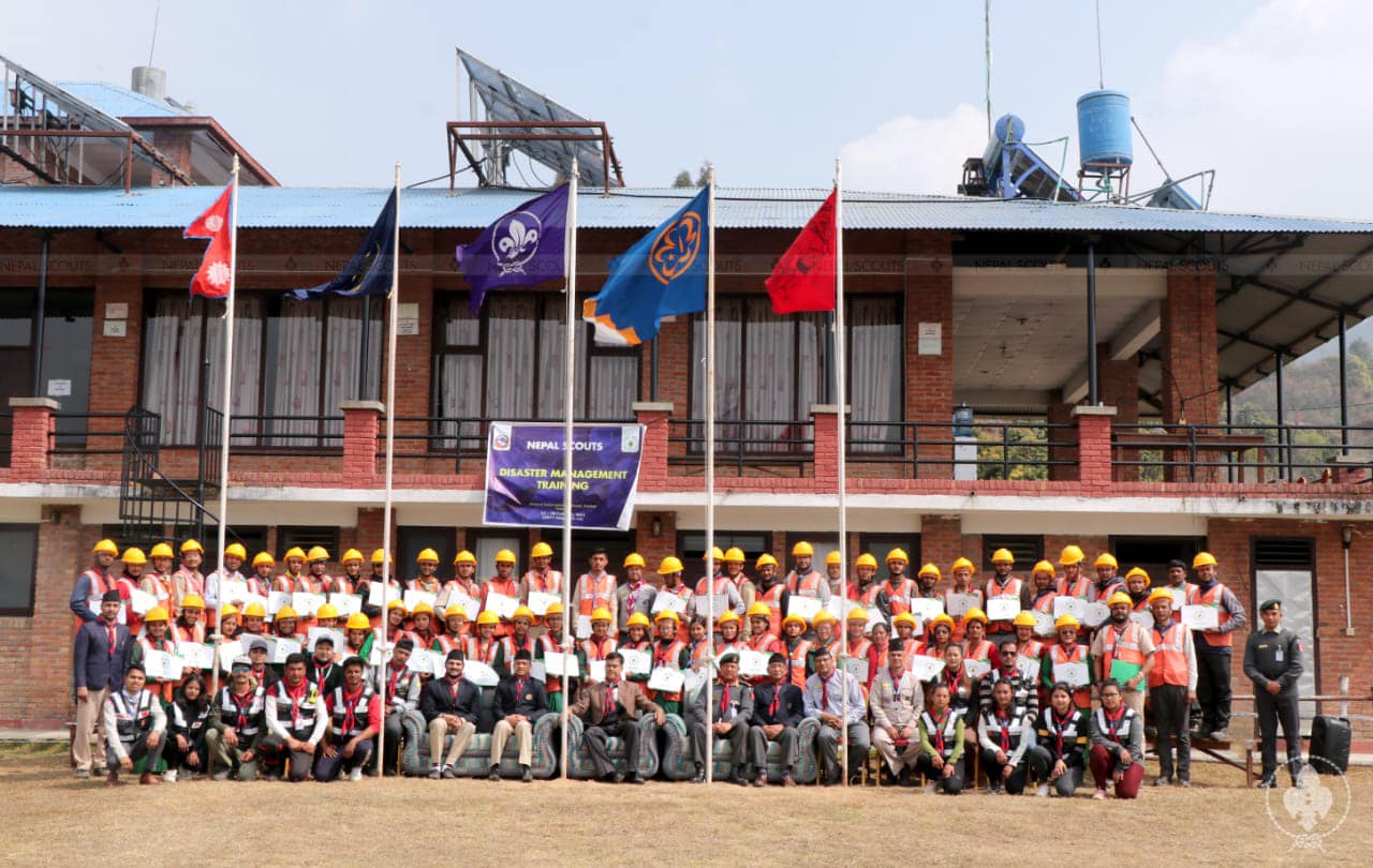 सम्पन्न भयो नेपाल स्काउटको आयोजनामा भएको विपद ब्यवस्थापन तालिम
