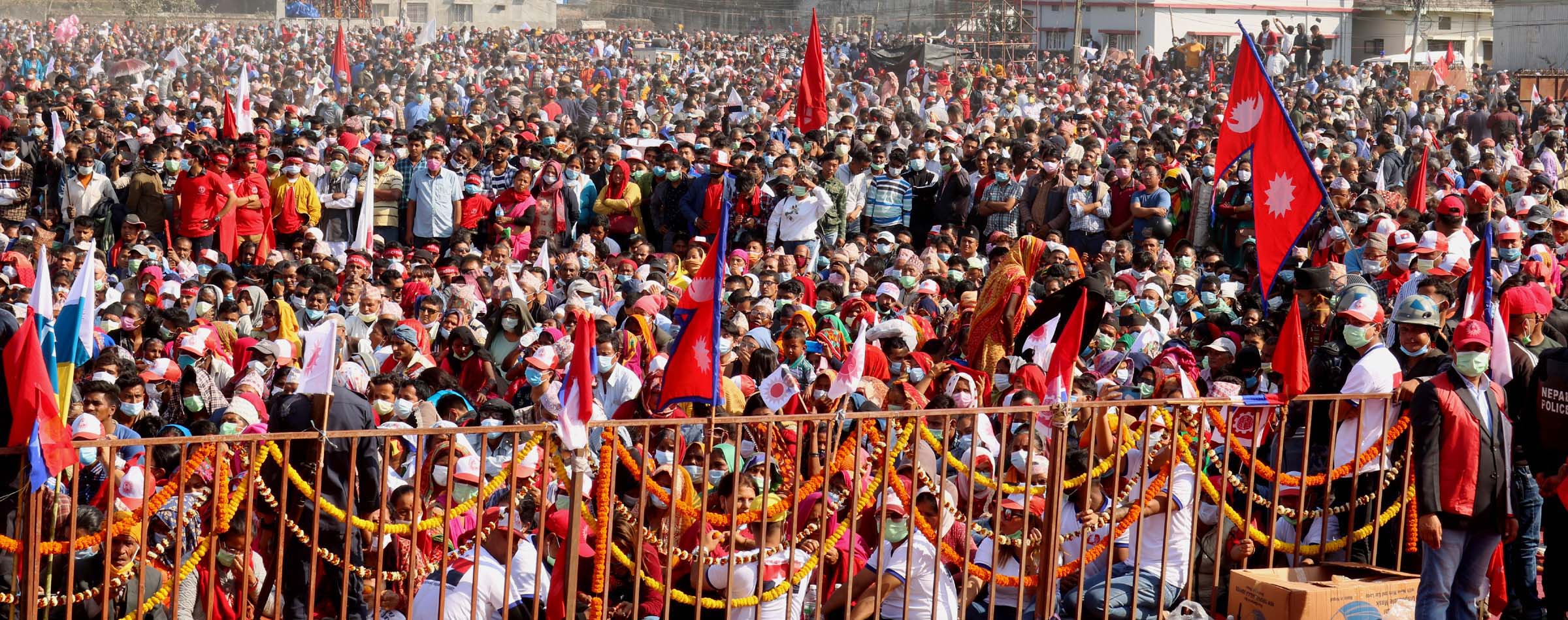 विराटनगरमा प्रधानमन्त्री केपी ओलीको यस्तो क्रेज(फोटो फिचर)