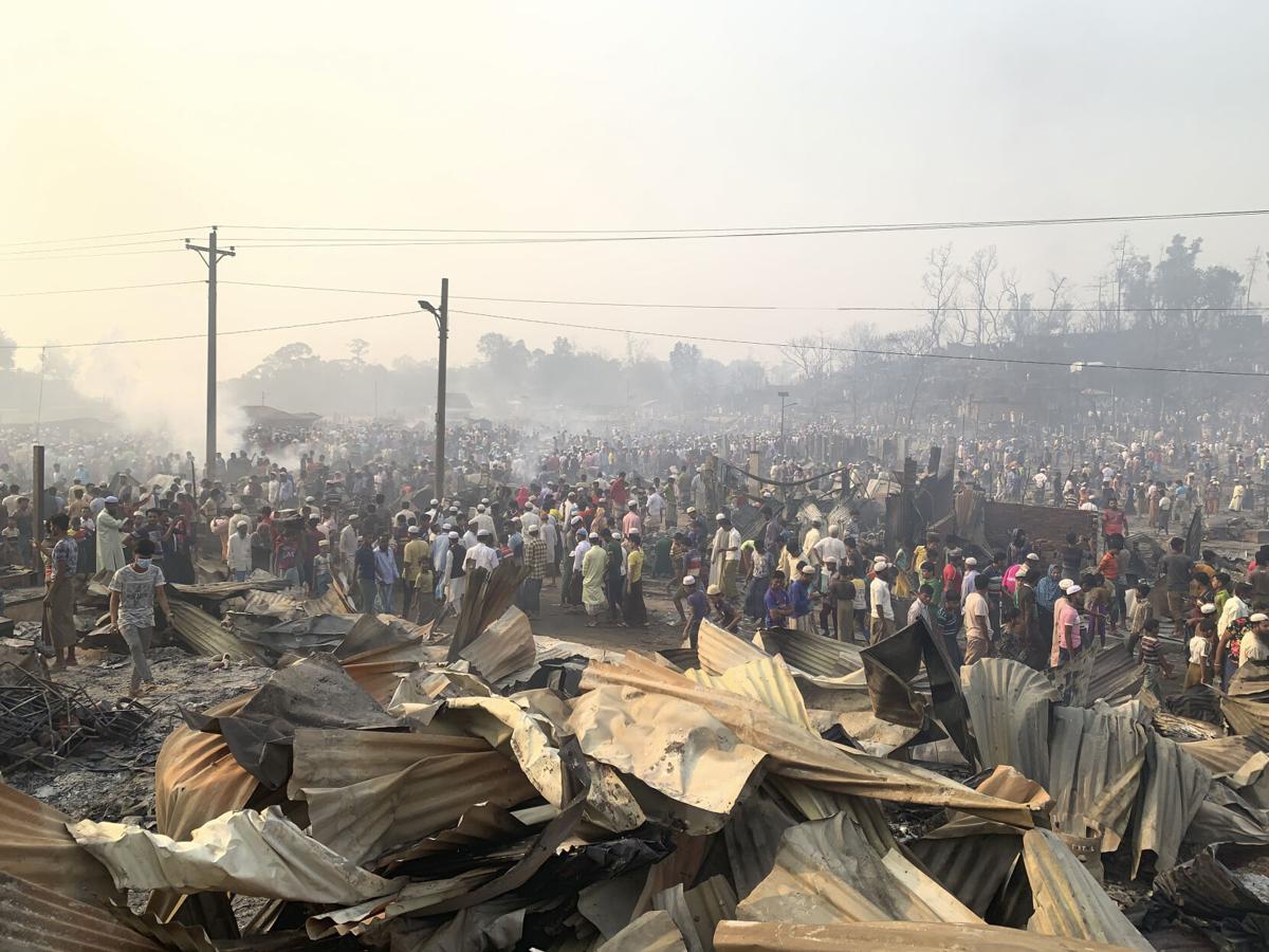 At least 15 found dead after Bangladesh Rohingya camp blaze