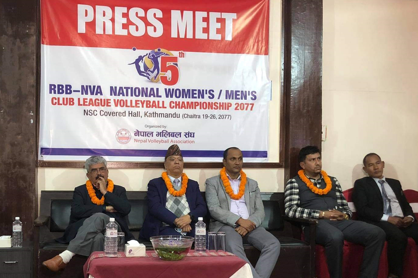पाँचौँ आरबीबी एनभीए लिग भलिबल चैत तेस्रो साता