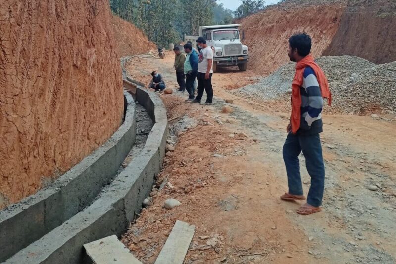 आँबुखैरेनी–छिम्केश्वरीको प्रगति ६५ प्रतिशत