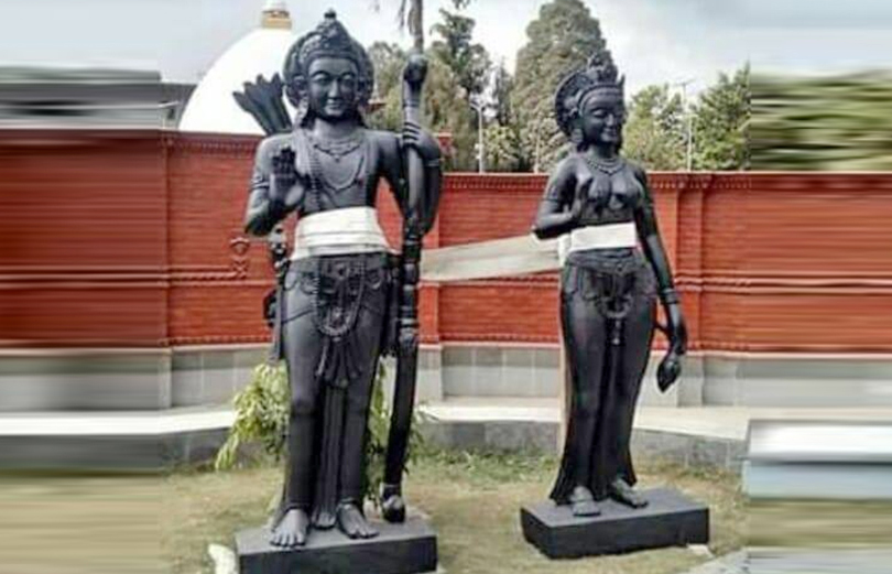 माडी पठाउने राम-सीताका मूर्ति प्रधानमन्त्रीद्वारा हस्तान्तरण