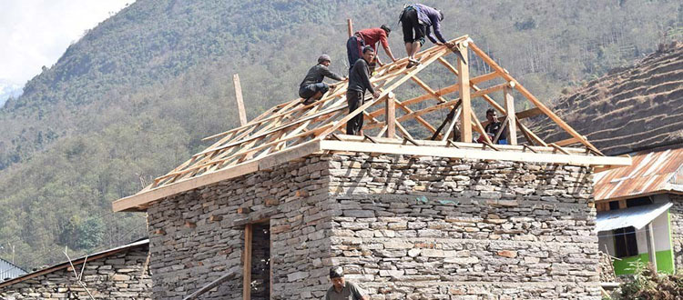 भूकम्पको छ वर्षः ७२ प्रतिशत नीजि आवास पुनर्निर्माण