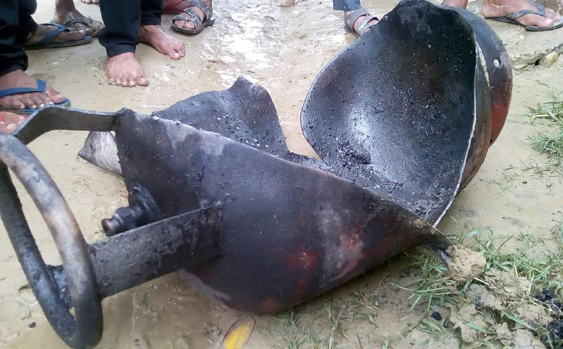 खाना बनाउने क्रममा ग्यास पड्किँदा आमाछोरा घाइते