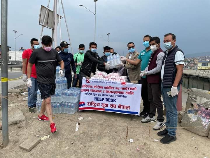 कोरोना रोकथाम र नियन्त्रणका लागि राष्ट्रिय युवा संघ नेपालको हेल्प डेस्क आजबाट अध्यक्ष बचन बहादुर सिंहको नेतृत्वमा देशैभर सुरु
