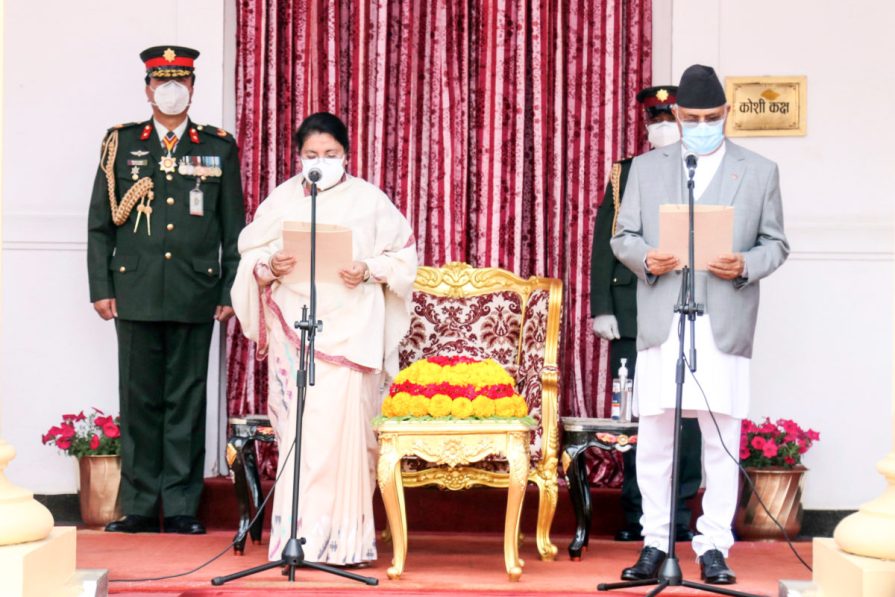 प्रधानमन्त्री ओलीले पद तथा गोपनीयताको शपथ पुनः लिनु नपर्ने