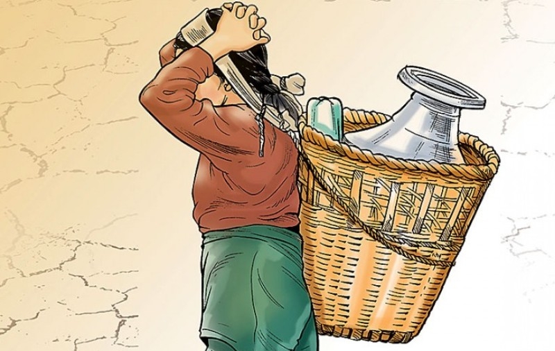 एक गाग्री पानी जोहो गर्दै बित्छ दिन