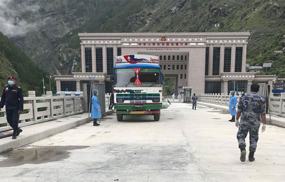 व्यापारिक नाका रसुवागढीमा नयाँ प्रणाली